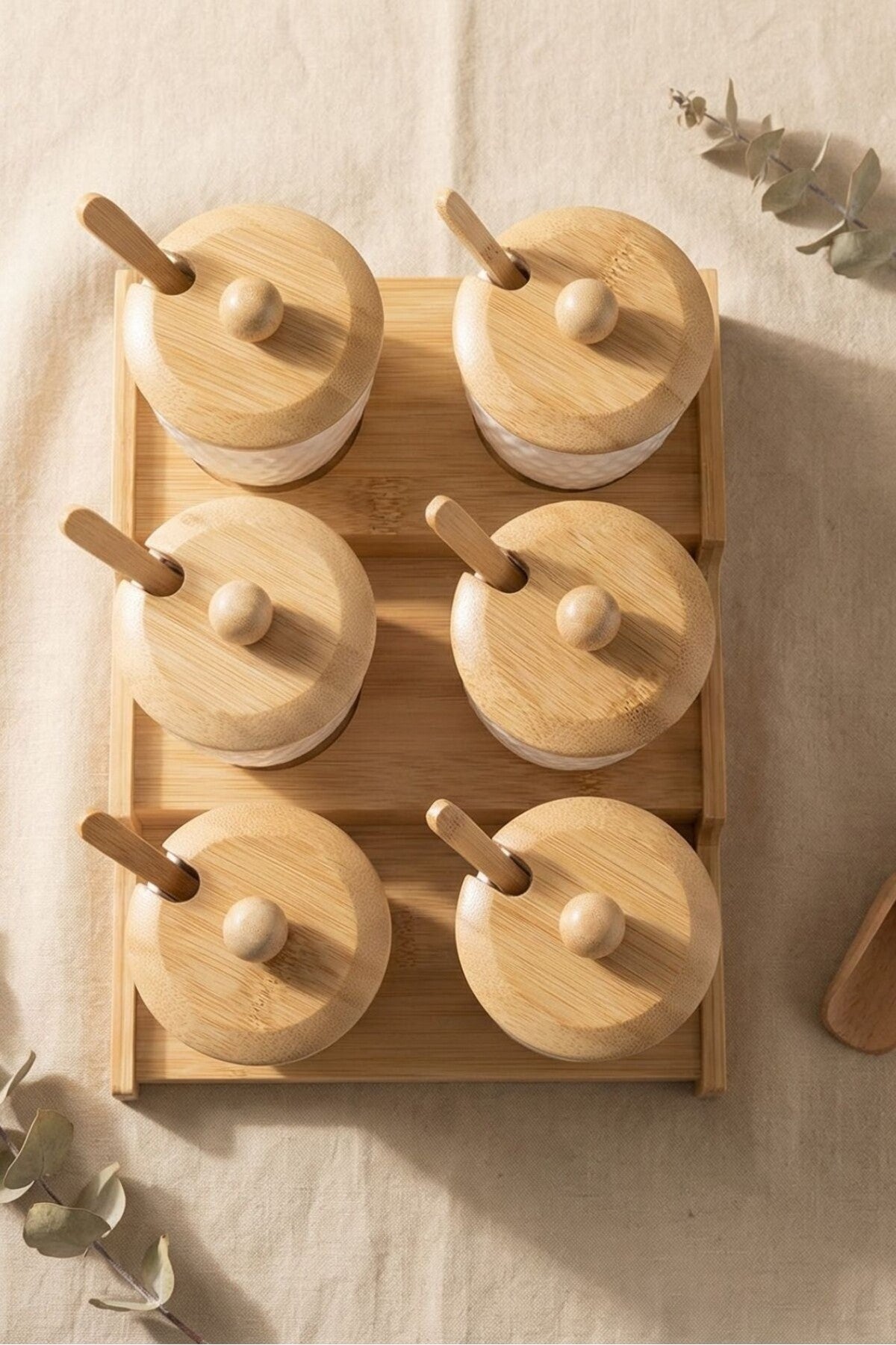 Bambu Standlı 6'lı farklı açıdan görünüm