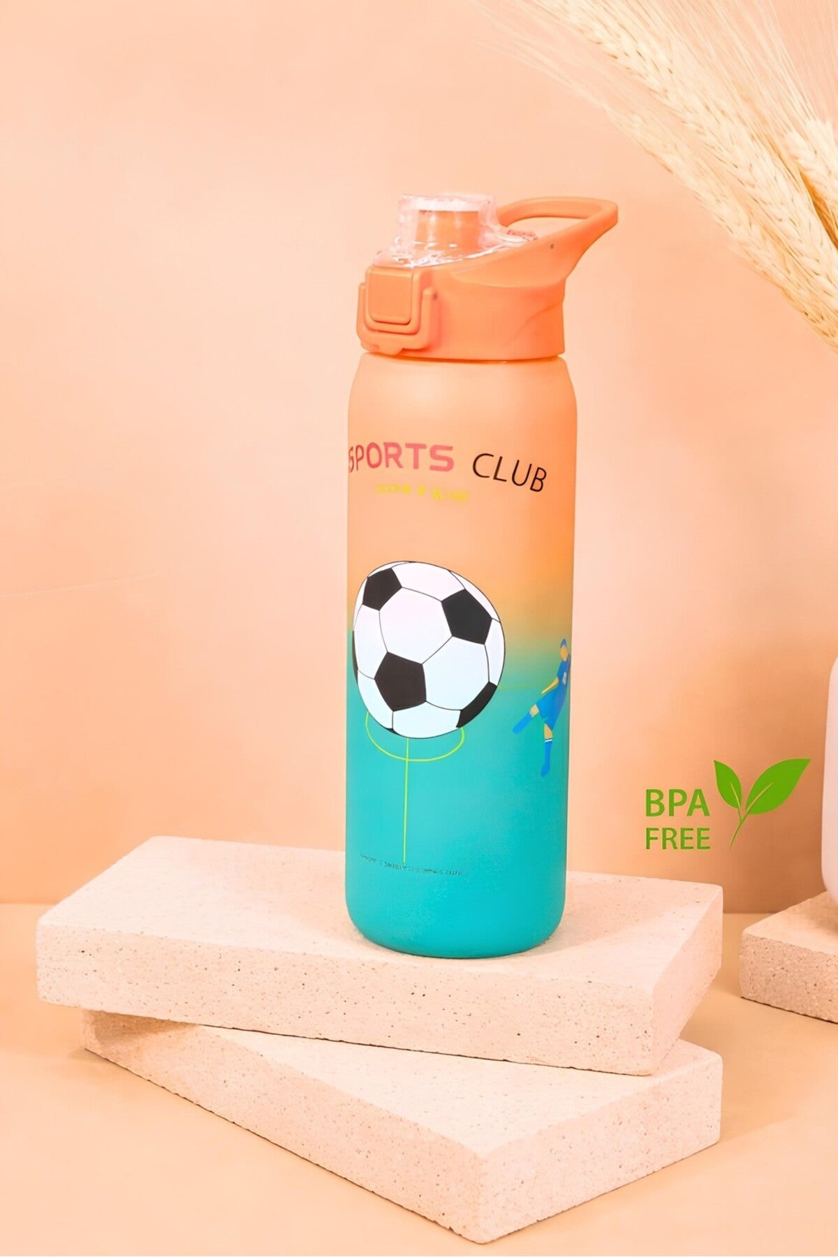 1100 ml Sports Club Matara Suluk Okul Spor desen ve malzeme detayı