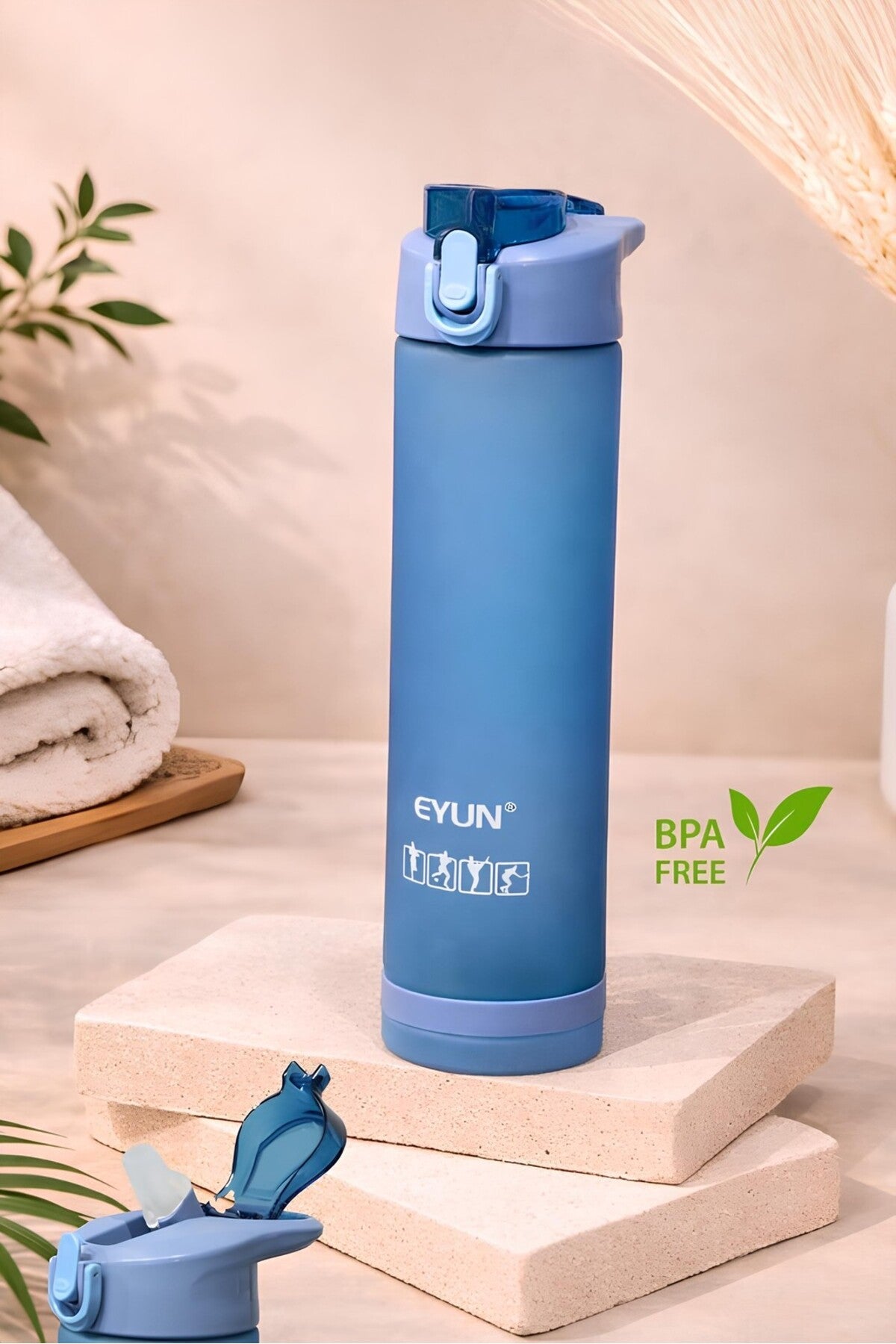 850 ml Athletix Matara Suluk Okul Spor desen ve malzeme detayı