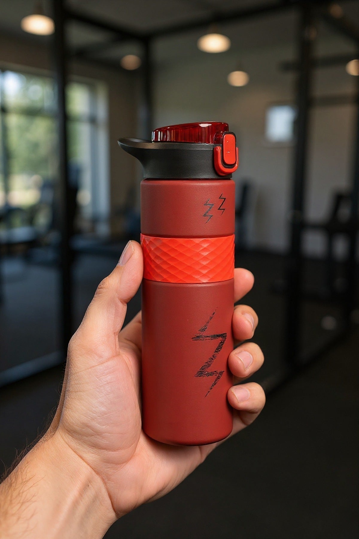 900 ml Power Up Matara Suluk Okul Spor kutu ve sunum görüntüsü