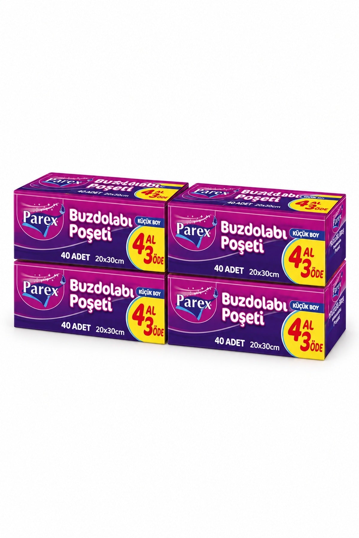 Parex Buzdolabı Poşeti Küçük Boy 4 Al 3 Öde