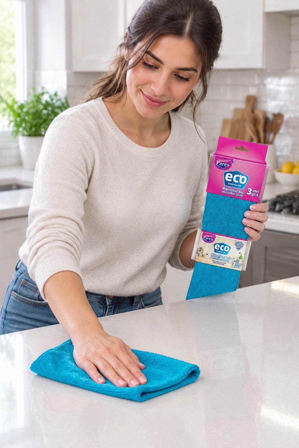 Parex Eco 3'lü Mikrofiber Bez