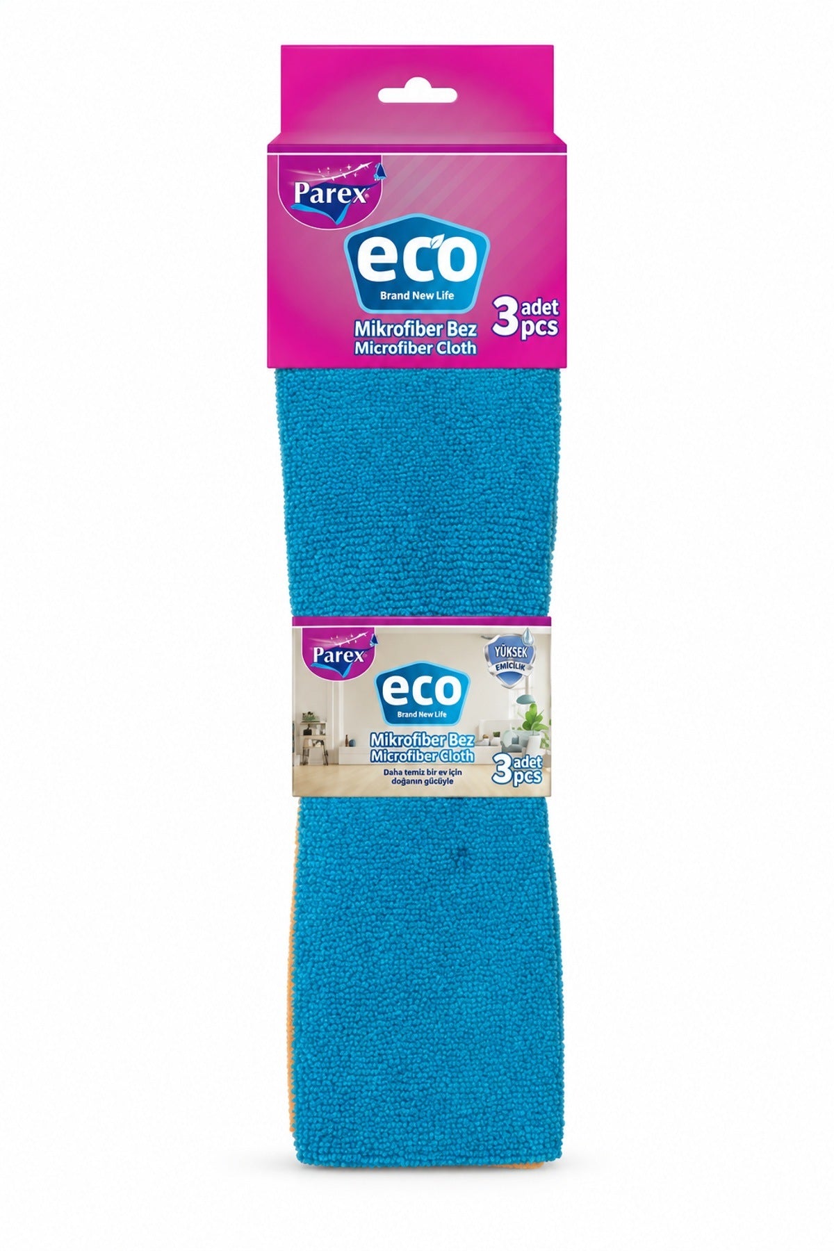 Parex Eco 3'lü Mikrofiber Bez