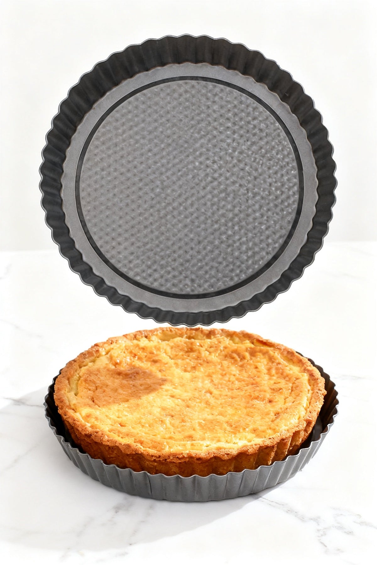 Çıkarılabilir Tabanlı Tart ve Kek Kalıbı — Yapışmaz Oluklu Kenar 7