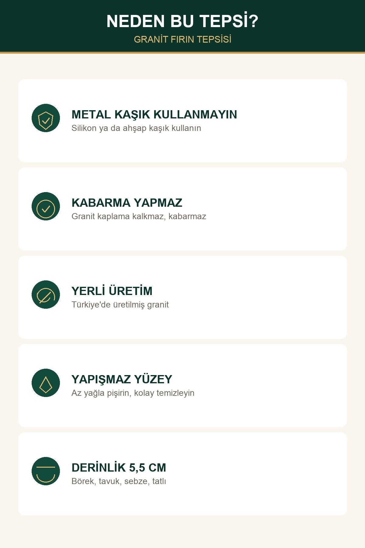 2'li Granit Fırın Tepsisi Seti Yuvarlak Börek Tepsisi Yapışmaz Siyah Y Ø34+Ø36cm