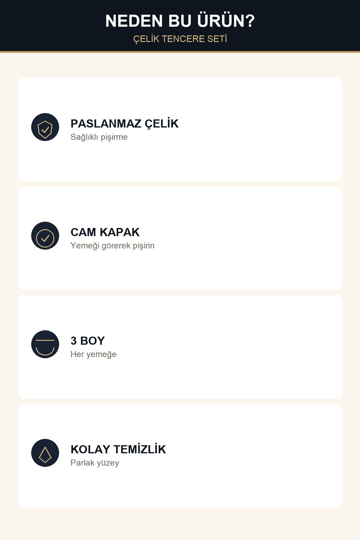 6 Parça Çelik Tencere Seti 20 22 24 cm Cam Kapaklı Paslanmaz Çelik Ten