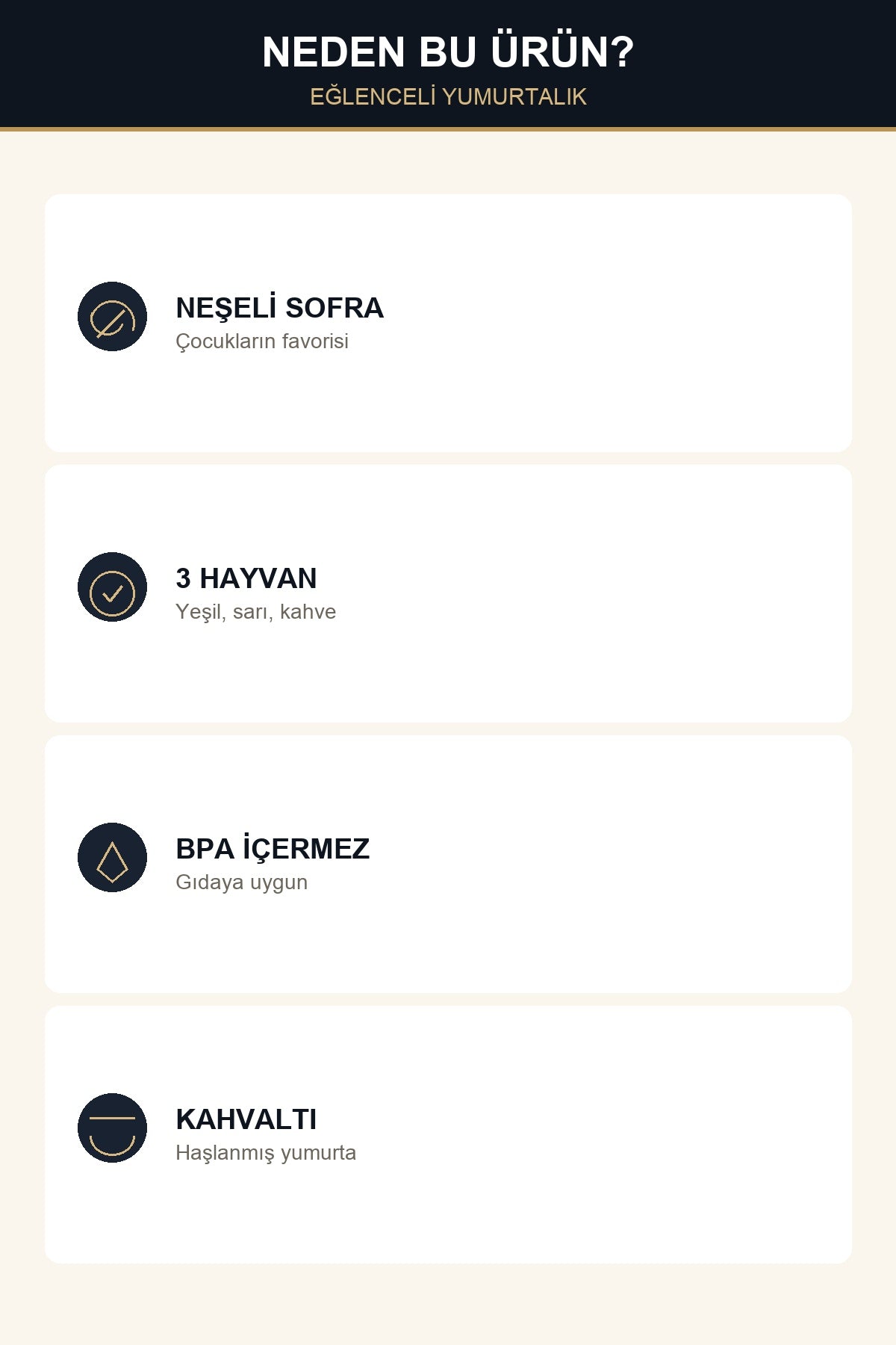 Eğlenceli Yumurtalık 3'lü Set Kurbağa Ördek Ayıcık Çocuk Kahvaltı Yumu
