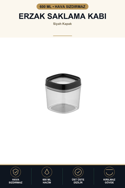 Vakumlu Erzak Kabı 600 ml