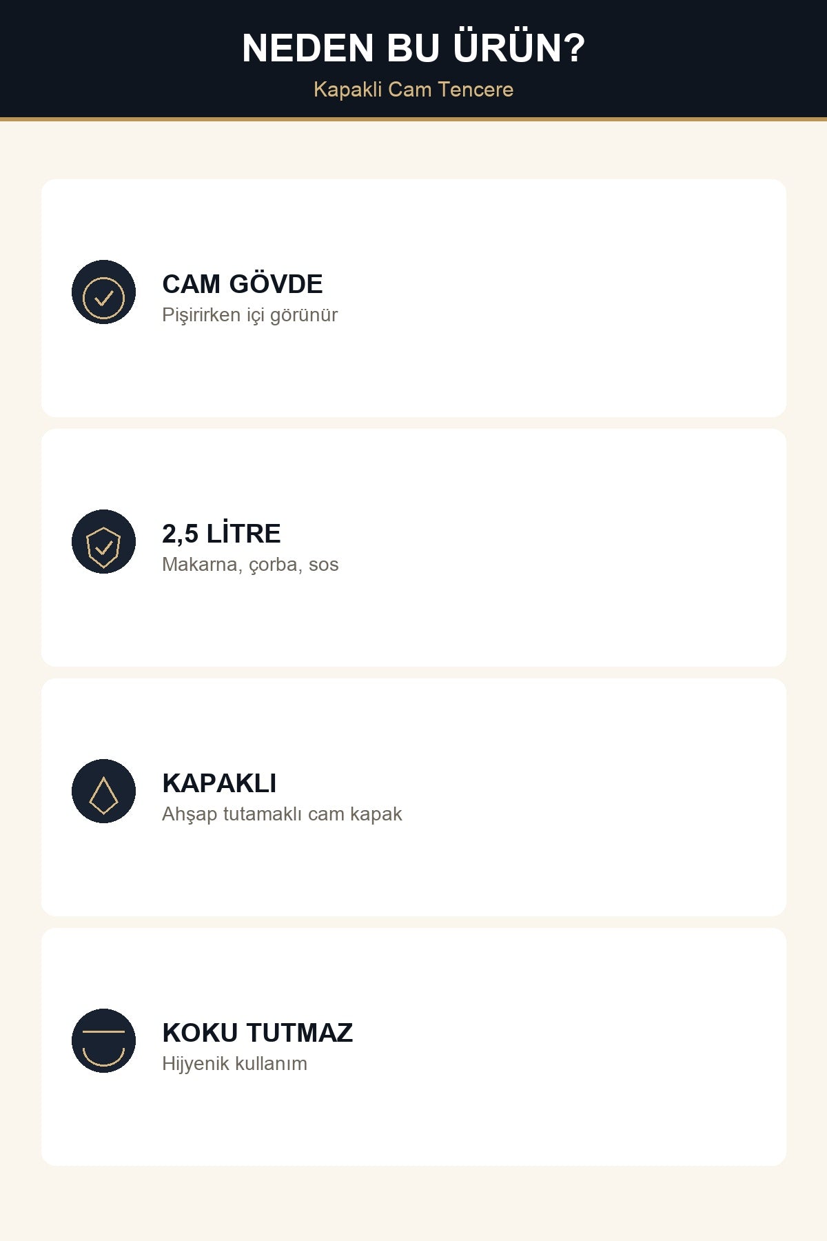 Kapaklı Cam Tencere 2,5 Litre Şeffaf Cam Gövdeli Ahşap Tutamaklı Cam K