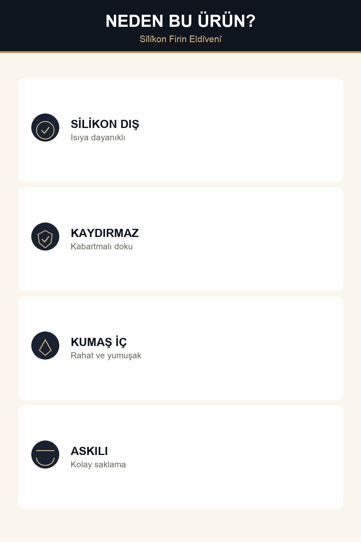 Silikon Fırın Eldiveni Isıya Dayanıklı Kumaş İç Yüzeyli Kaydırmaz Mutf