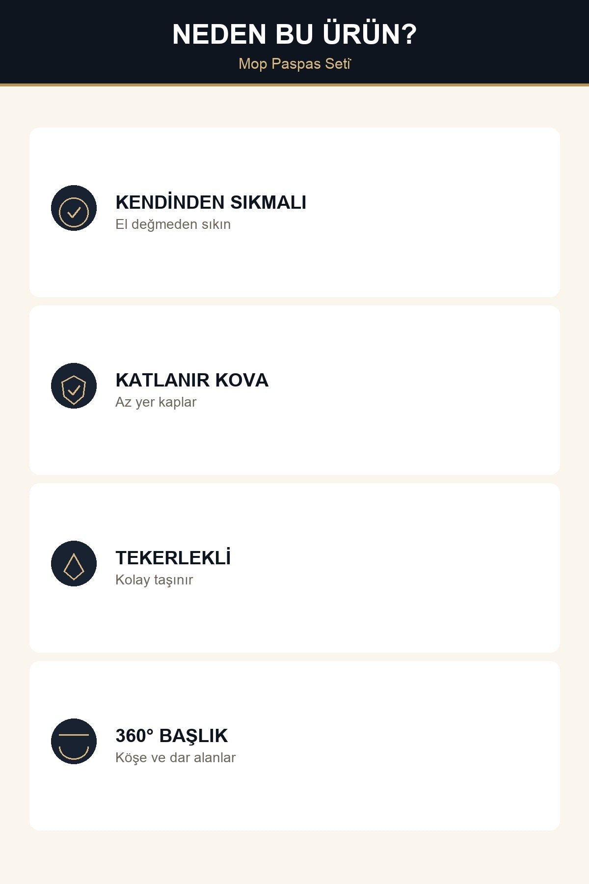 Kendinden Sıkmalı Tekerlekli Katlanır Kovalı Mop Seti 360° Başlık 11,5