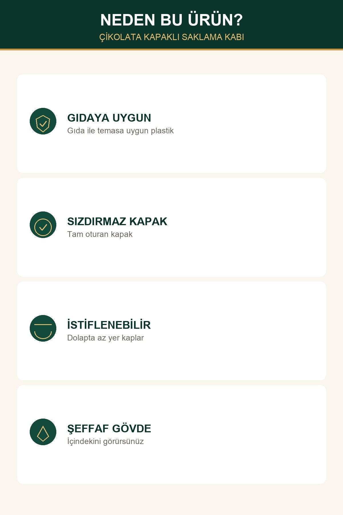 8'li Çikolata Kapaklı Saklama Kabı Seti 2x4 Boy 1200 700 400 200 ml Şe